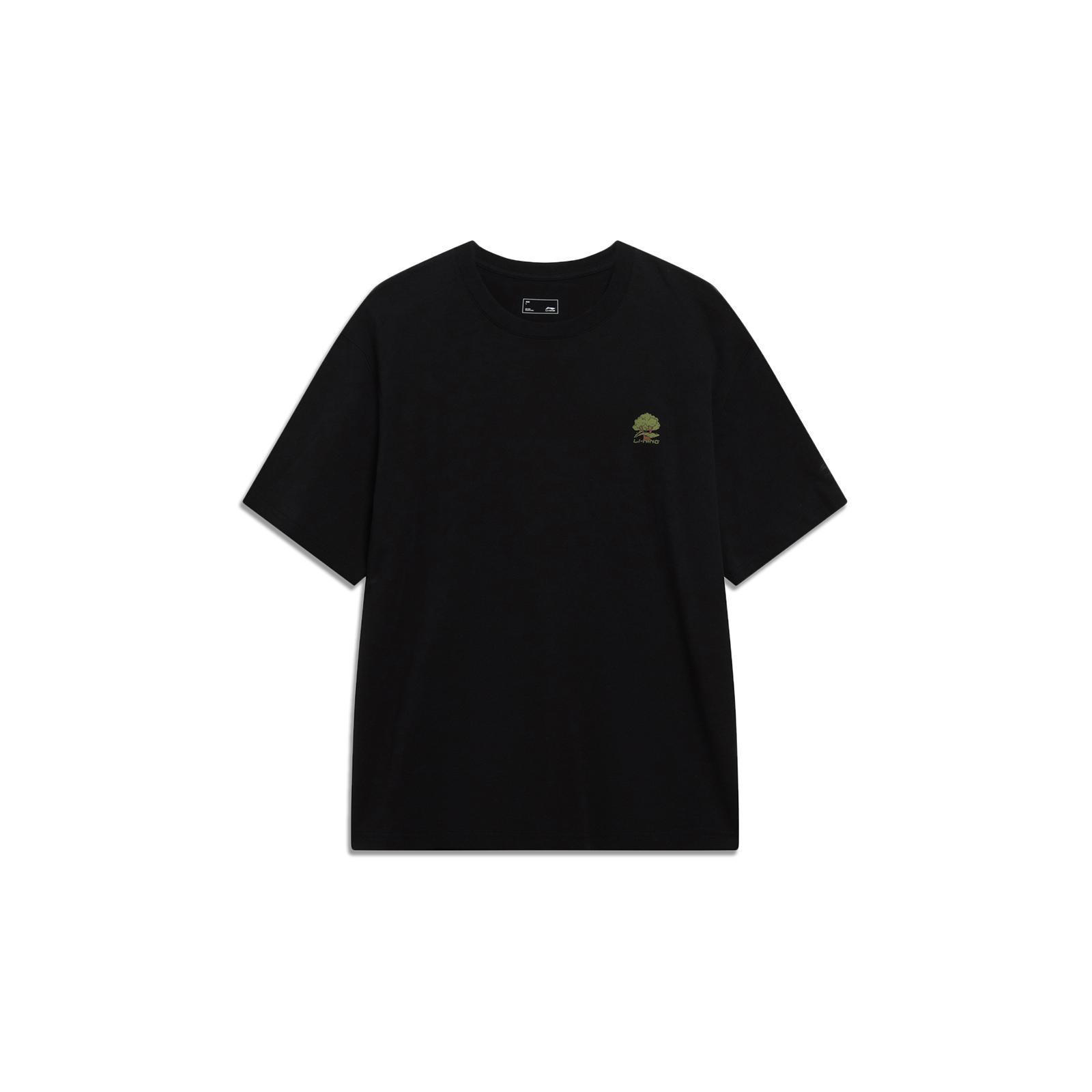 Li Ning Sports Trendy Collection T Shirt Men s Black AHST183-4 M