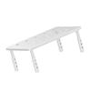Efficient PC Laptop Stand With 3 Level Ergonomic Adjustment And Cooling Platform Enhances Work Table Organization