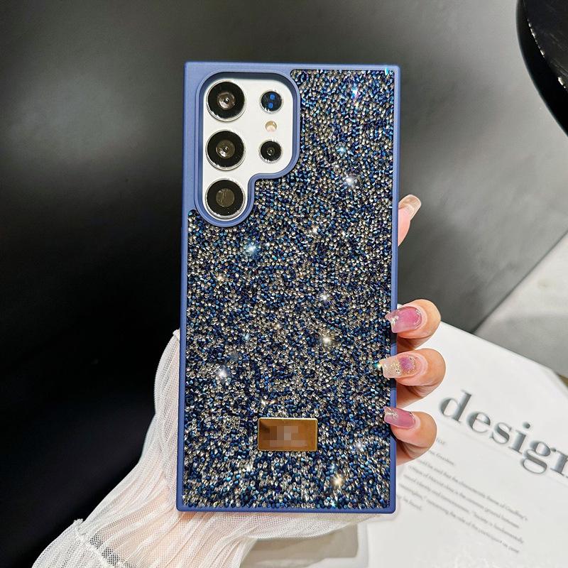 Premium Strass-Handyhülle für Samsung S26 Ultra, S24 Plus, S23 - Sturzsicherer Vollschutz.