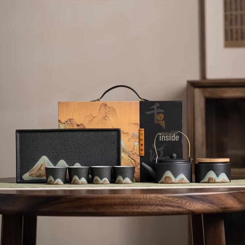 Su s Ceramic Hand-painted Kung Fu Tea Set