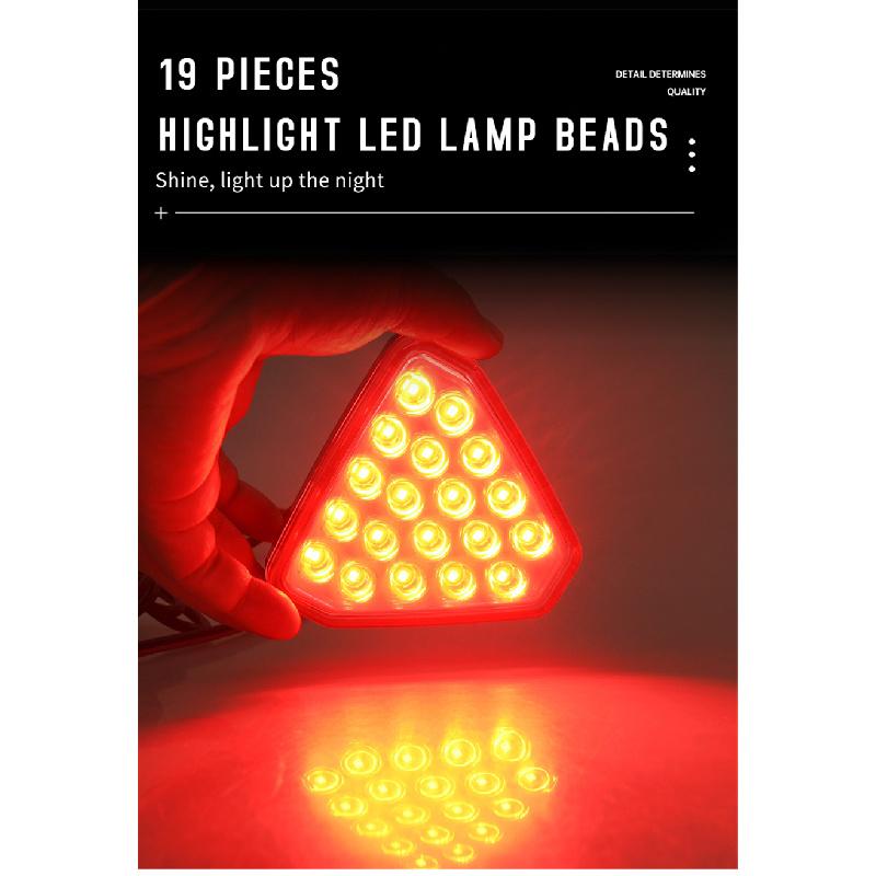 New 12V Red Car Rear Lower Bumper Flashing LED Light Tail Third Brake Lamp Universal