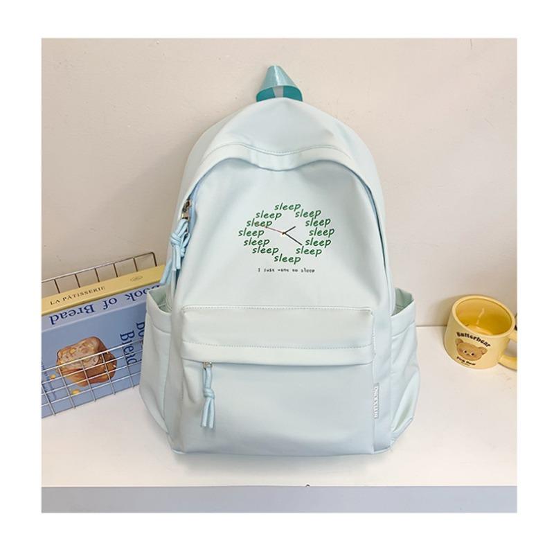 School Bag New Fresh and Sweet Dopamine Candy Color Backpack Junior High School Students Lightweight Large Capacity Backpack