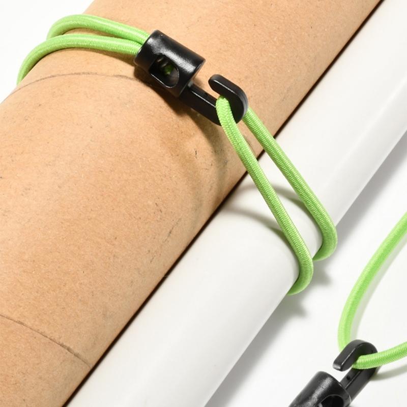 20pcs Elastics Tension Straps With Hook 10cm Sturdy Rubber Expanders Accessory for Tarpaulin Tents Banners Outdoor Use