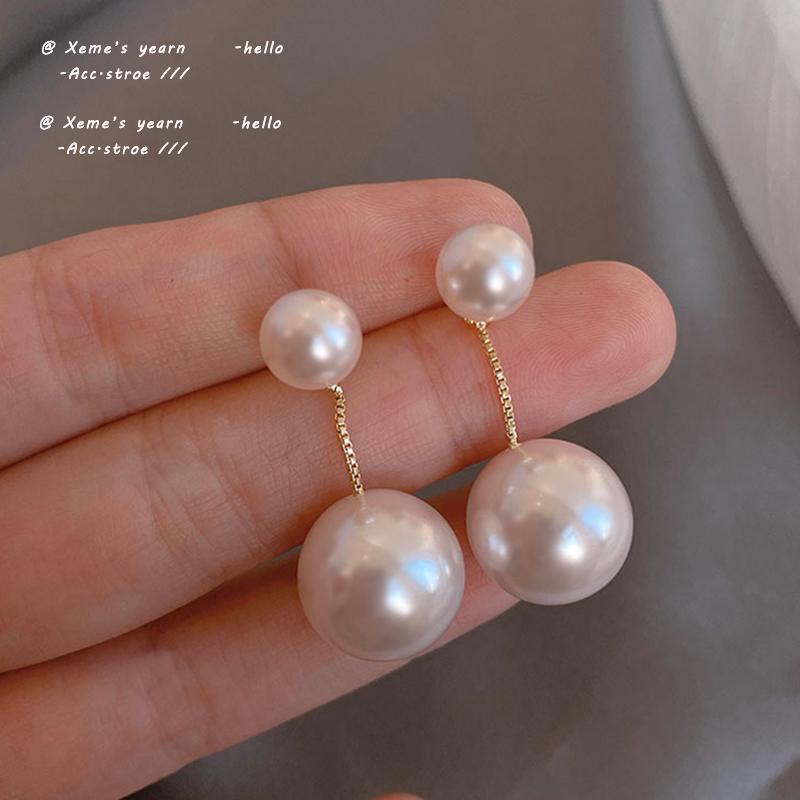 

2026 New Classic Artificial Pearl Pendant Earrings For Woman Korean Simple Jewelry Party Student Girl s Temperament Accessories