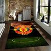 "Manchester United Logo Carpet, Stadium Background, Sports Fan Rug" Suitable for Use As an Anti-slip for Living Room Bedroom Sofas
