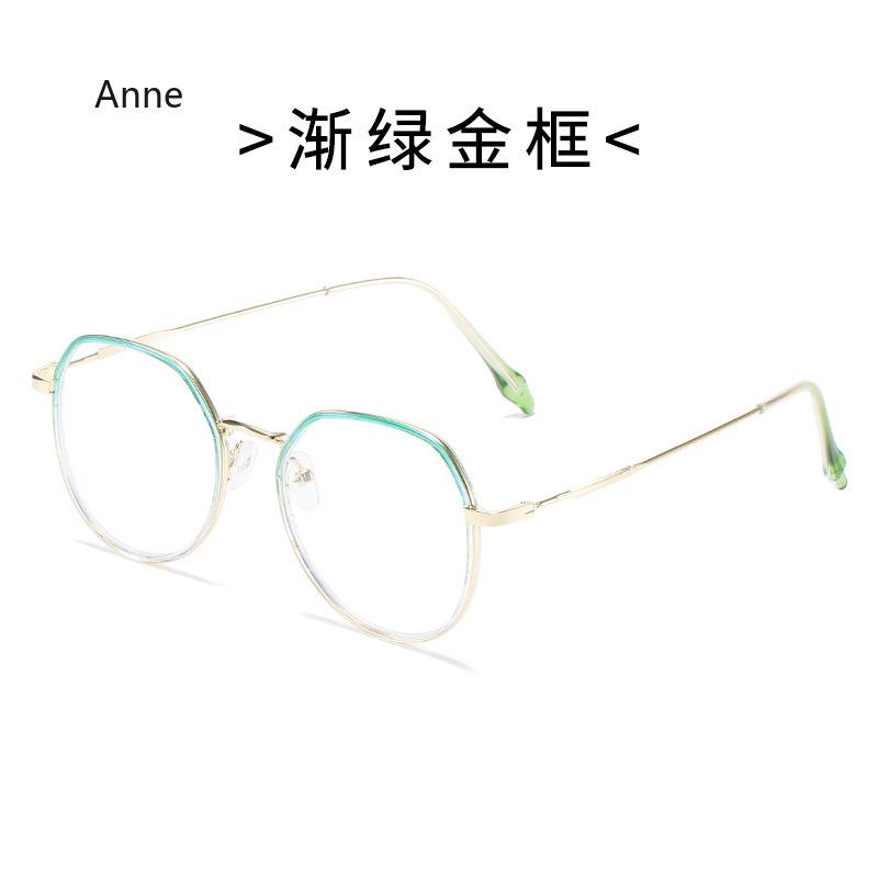 Metal Eyewear Frames Myopia Glasses Men Women Vintage Retro Optical Glasses Anti Blue Light Transparent Spectacle Frames