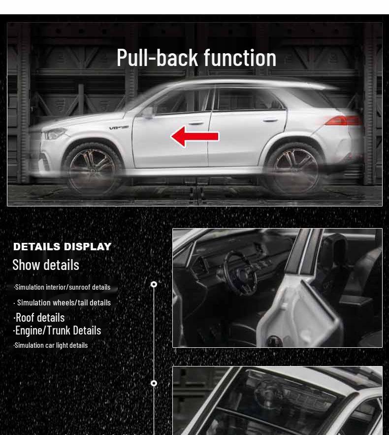 Jiaye VB32703 Metal SUV Off-Road Toy Car Model - Perfect Gift for Friends