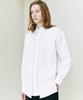 Ssy Front Layering Loose Fit Shirt White
