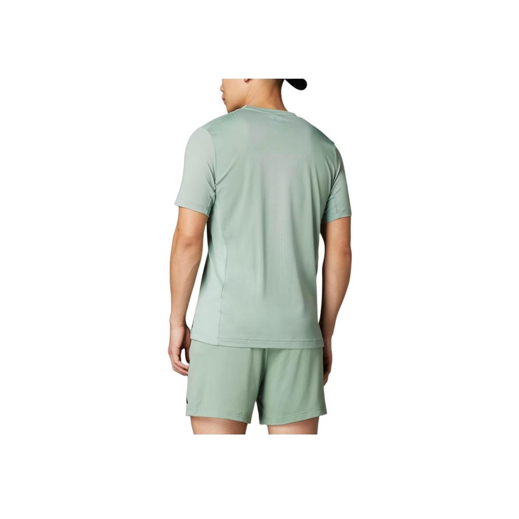 Adidas Airchill Climacool Cool Quick-Dry Comfortable Soft Breathable T-Shirt Men Tops Silver-Green Mystic-Silver JI8197