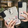 Phone Case: 2D Flat Samsung Galaxy A34 A35 M05 M06 S20 S22 S21 FE Plus 5G Protective Case, Bow Tie Kitty, Christmas and Halloween Gift
