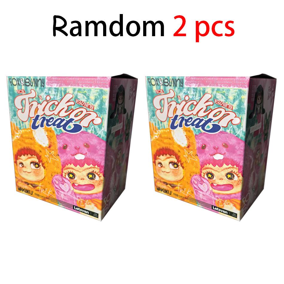 Sale WAKUKU Trendy Party Series Blind Box Kawaii Vinyl Face Plush Doll Pendant Action Figure Bag Hanging Doll Surprise Gift