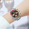 Skmei Orologi da Donna Lunetta Pietre Preziose Arcobaleno Business Lusso Top Brand Orologi al Quarzo Impermeabili Orologi Sportivi