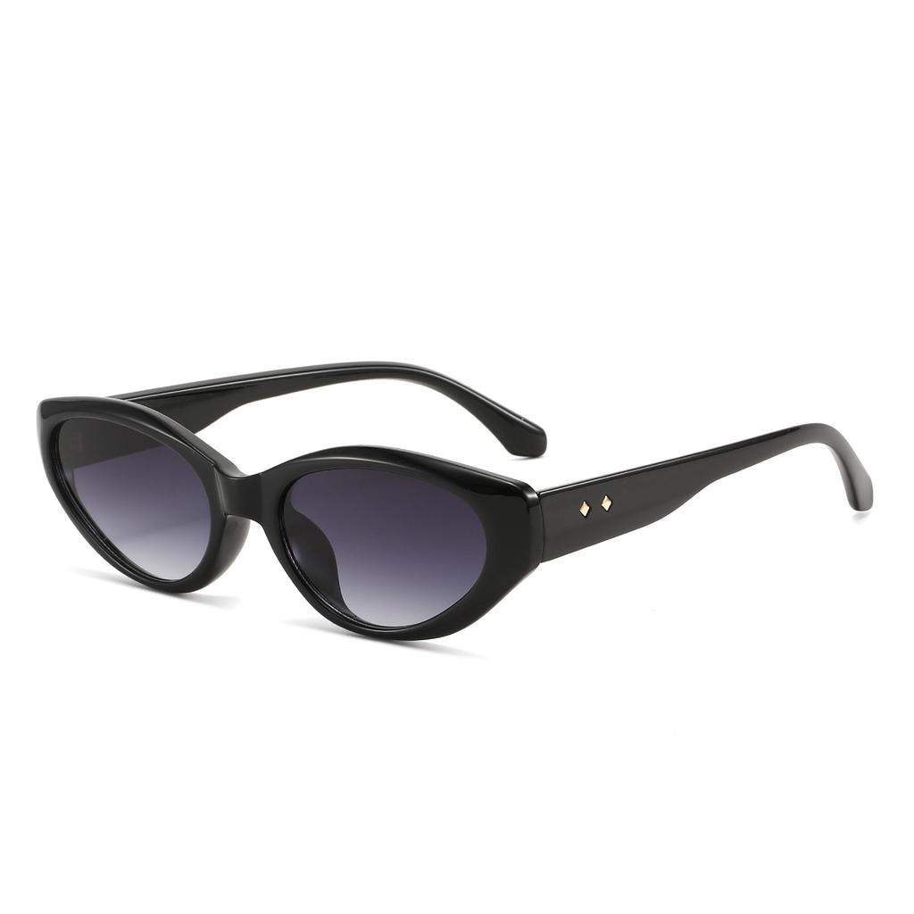 Internet celebrity sunglasses women's retro small frame cat eye sunglasses fashion anti-ultraviolet sunglasses men's tide