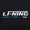 Li-Ning Comfortable Breathable Versatile Letter Round Neck Short Sleeve T-Shirt Men Tops Black ATSV389-1