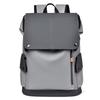 16-inch Waterproof Color Block Laptop Backpack with Flap and Buckle