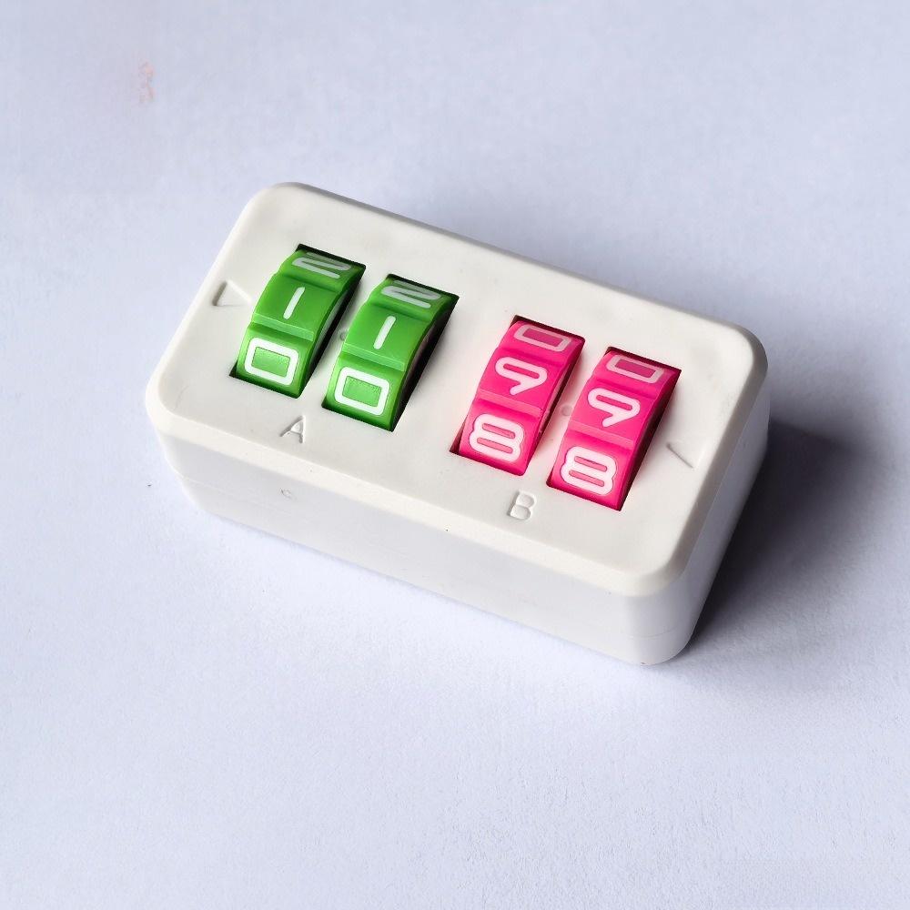 4 Digit Display Board Game Score Tracker Flexible Adjustable Rotating Number Dials Wheel Scorekeeper Date-Time Display 1