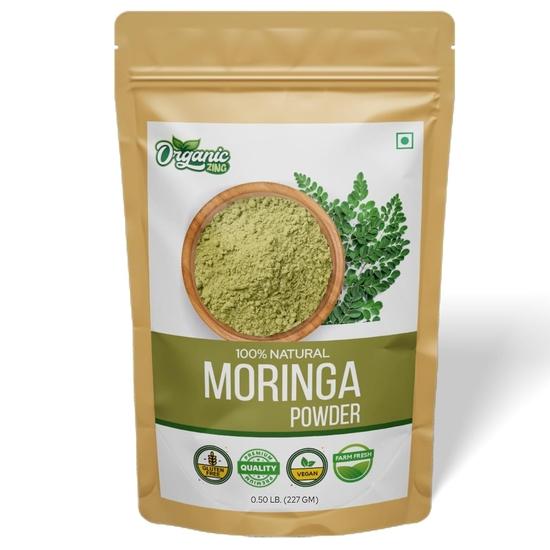 

Organic Zing Moringa Leaf Powder | Pure and Natural | Product of India - 227g
