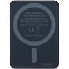 Powerbank indukcyjny 15W Guess MagSafe 5000mAh Czarny