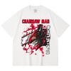 230 Gsm 100% Cotton Chainsaw Man V47 Denji Print Unisex Heavy Cotton T Shirt