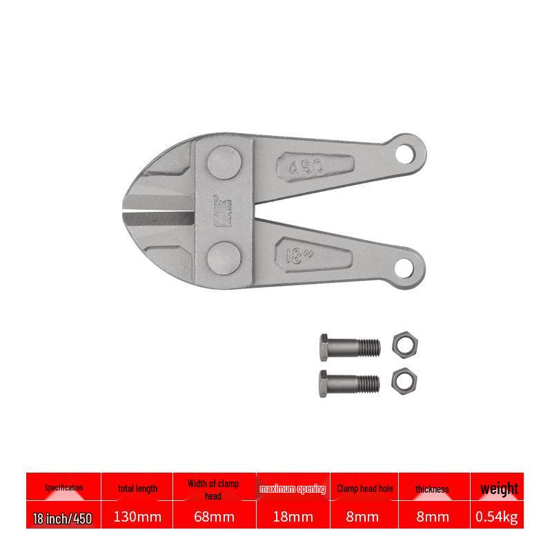 High Leverage Eagle Beak Wire Cutters - Heavy-Duty Pliers for Cutting Steel, Iron, and Rebar