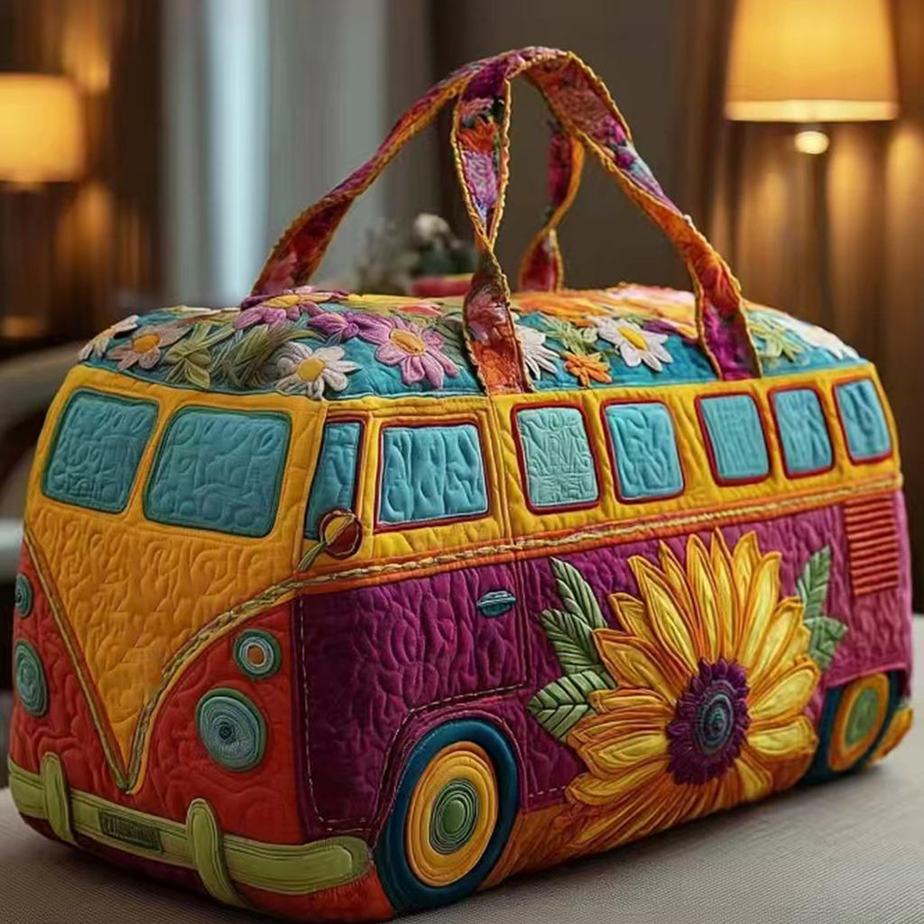 3D Chicken Series Quilted Pleated Cotton Travel Bag Fashion Printed Ladies Yoga Bag Handbag