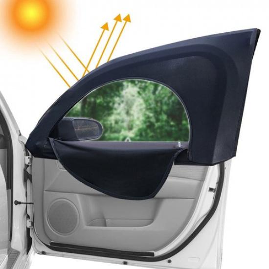 2x Car Front Rear Window Sun Shade Cover Mesh Shield UV Protector Accessories