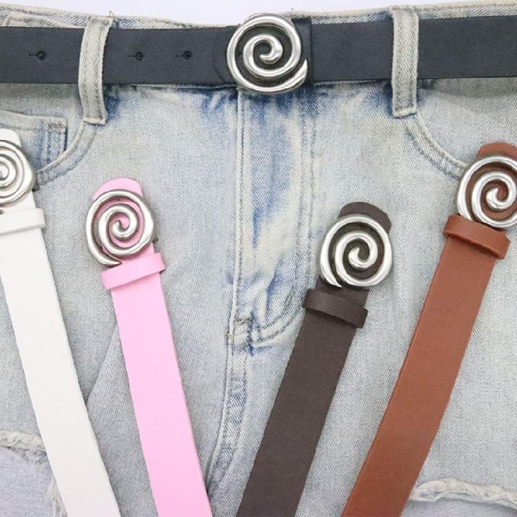 Casual Waist Chain Vintage Swirl Buckle Belt for Women Proms Stage and Club Party Casual Wear Elaborate Jewelry
