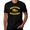 Refugees Welcome T-Shirt Urlaubs-Leichtgewicht-T-Shirt