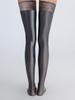 Lace Sock Mouth Stocking Sexy High Elastic Above Knee Satin Shiny Smooth Stocking Slim Leg Fashion Club Lingeries