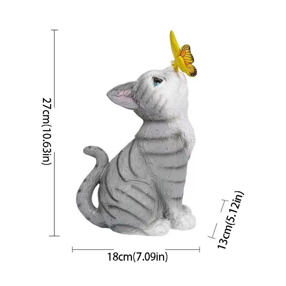 Solar Powered Solar Cat Garden Lights Waterproof Design Cat Garden Lights  Housewarming Gifts