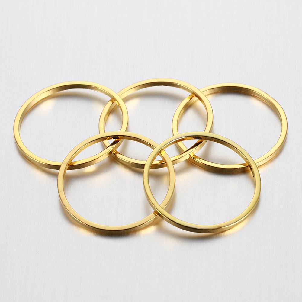 50pcs 20pcs Earrings Hoops Earring Making Loop Circle Wires Connectors Closed Circle Rings Pendants for Jewelry Making DIY 8mm x 50pcs