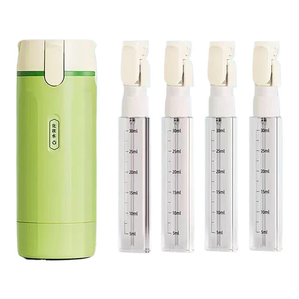 Travel Dispenser 4 In 1 Portable Leakproof Refillable Liquid Bottle Cosmetic Storage Container for Shampoo Lotion Toiletries