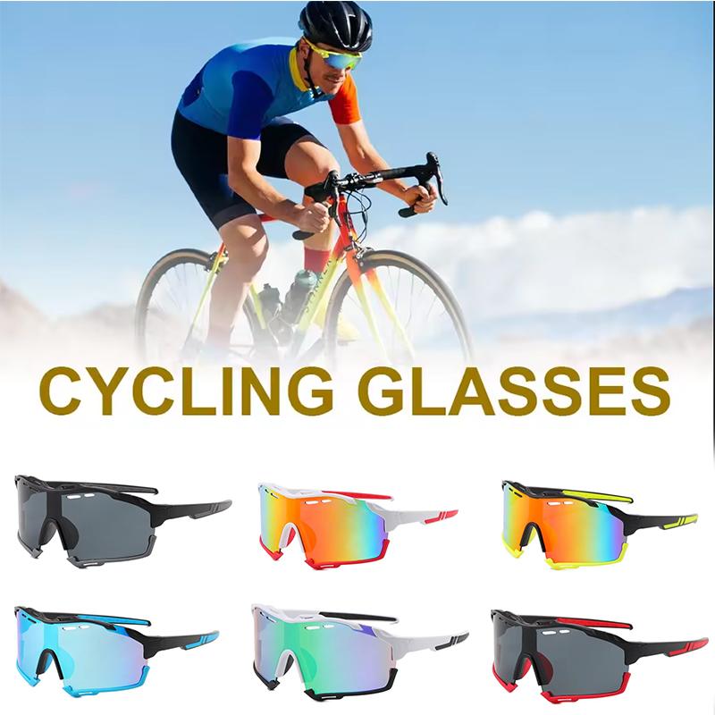 New Outdoor Sports Sunglasses Men Women Bicycle Cycling Glasses Fashionable Colorful UV Protection XSY8241