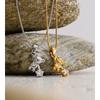 Yhpup Stainless Steel Bear Bling Star CZ Zirconia Drop Charm Necklace for Women 2026 Arrivals Stylish Cute Waterproof Jewelry