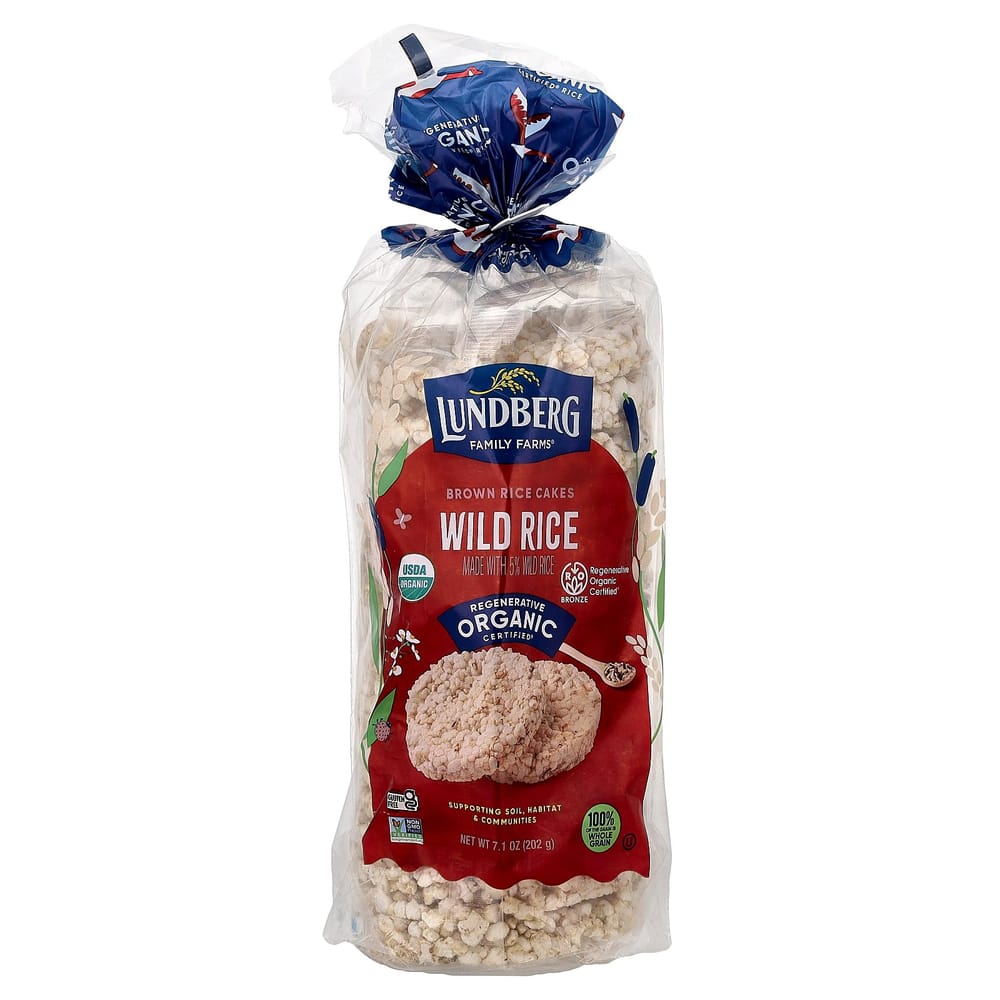 iHerb Whole Rice Snack with Wild Rice, Low Salt, 241g (8.5oz)