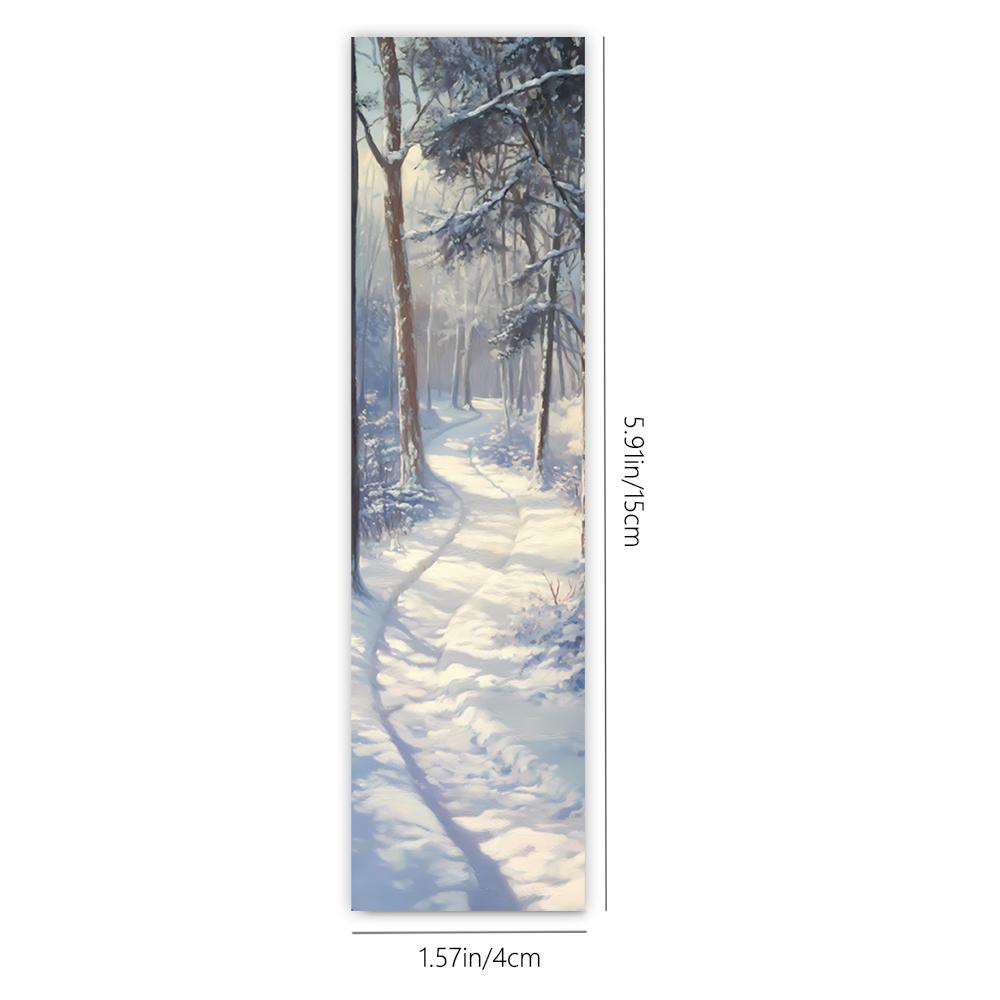 32pcs, Christmas illustration bookmarks, reindeer, Santa Claus, suitable for teachers, readers and book lovers, birthday gift