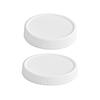 10Pcs 70/86MM Wide Mouth Mason Jar Lid Reusable Leak Proof White Canning Cover Dishwasher Safe Food Grade Jar Sealing Lid Top Cap