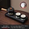 National trend portable landscape travel kung fu tea set tea tray teapot 24 teacup ceramic set camping