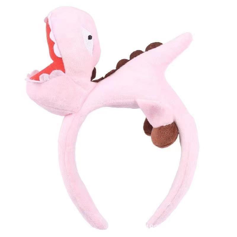 Cute Dinosaur & Shark Headband for Face Washing, Photos, and Performances - Perfect for Adults & Kids