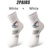 2Pairs Cartoon Cat Wool Socks for Women Thick Soft Warm Mid Tube Socks Winter Fleece Terry Loop Socks Outdoor Sports Gray