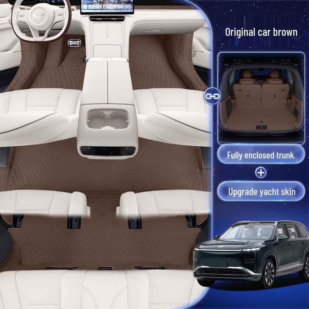 Compatible Wuling Xingguang L Floor Mats - Fully Enclosed, Custom Interior Carpets for 26 Models.
