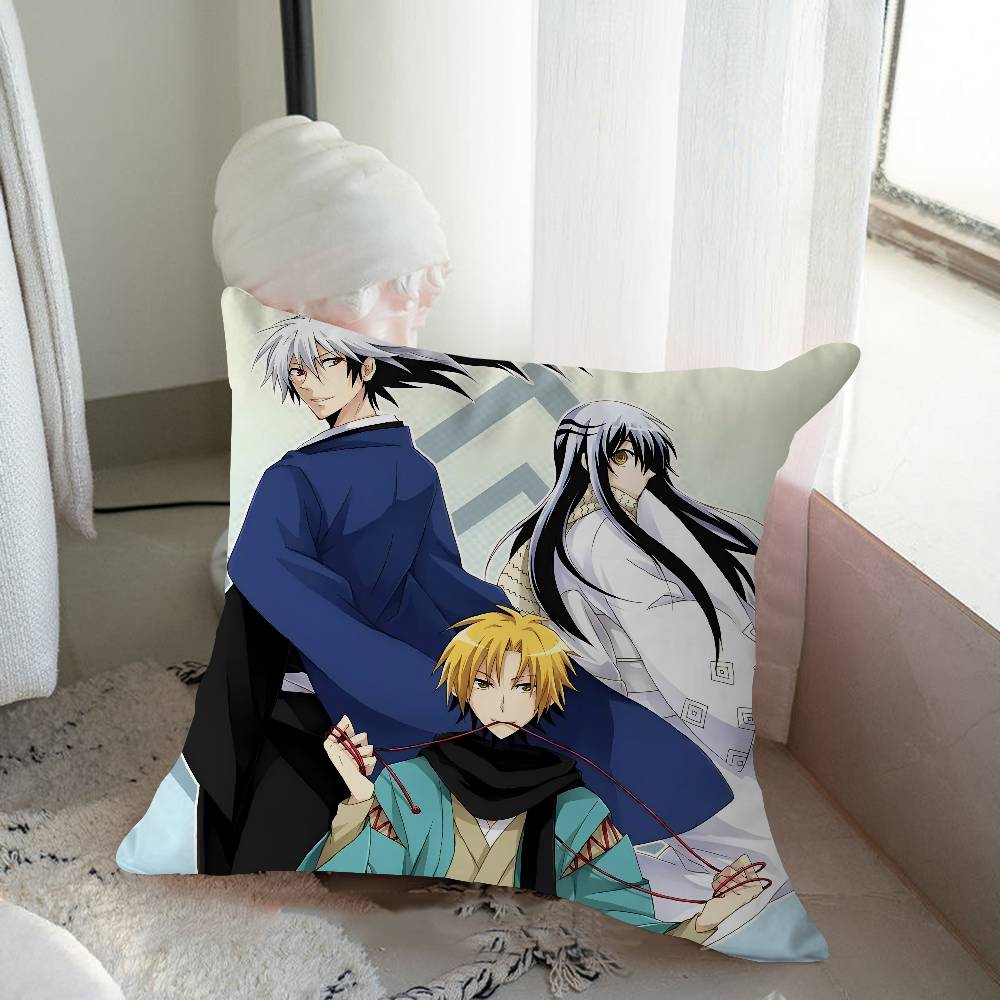 Nura Rise Of The Yokai Clan Pillow Gift Home Office Decoration Bedroom Sofa Car Cushion Cover Case 45x45