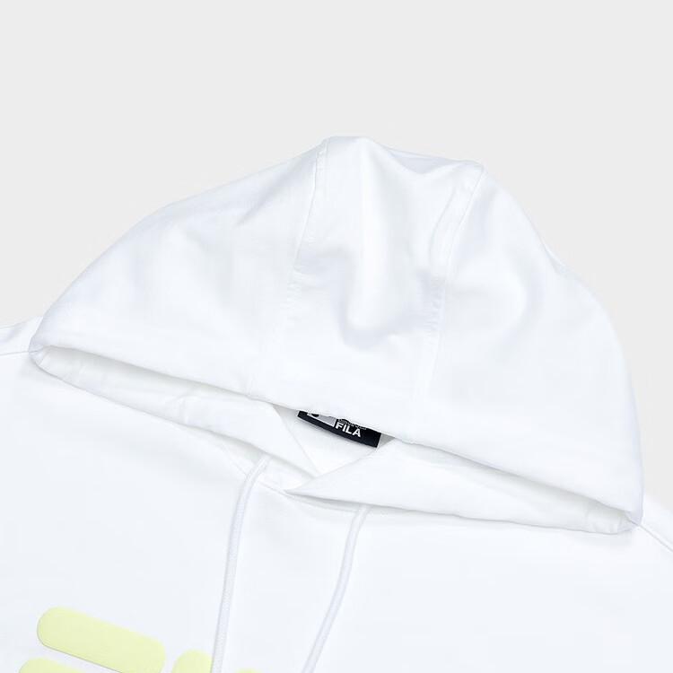 Fila Original Series American Vintage Lettered Hoodie Unisex Hoodies Standard-White F11U339299F-WT