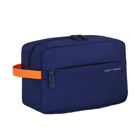 Wasserdichte Reise-Kulturbeutel für Männer Frauen Weit zu öffnende aufblasbare Kosmetik-Make-up-Organizer-Tasche mit Griff für Shampoo Conditioner Make-up-Zubehör