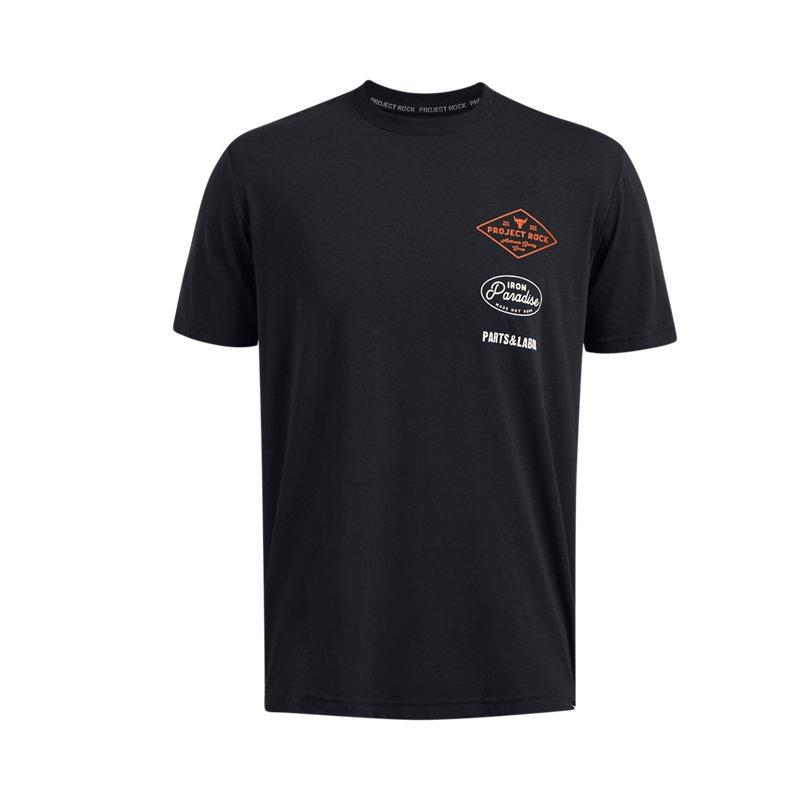 

Under Armour Project Rock Johnson Series Training Short Sleeve T-Shirt Men Black 1386907-001 XL