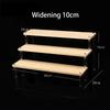 Acrylic Wooden Display Riser Stand for Funko POP Figures,Earring Ring Holder Cupcake Stand,Perfume Stand Organizer Display