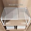 Retractable Wardrobe and Shoe Cabinet Shelf Divider for Dorms