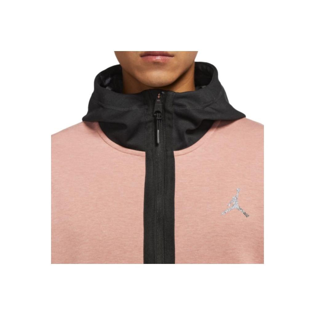 Jordan Color Block Kapuzenpullover mit Tasche Sportjacke Herren Oberbekleidung Rosa DJ0876-668