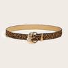 Waist Belt Cowgirl Leopard Print Waist Belt Stylish Retro Waistband for Dress