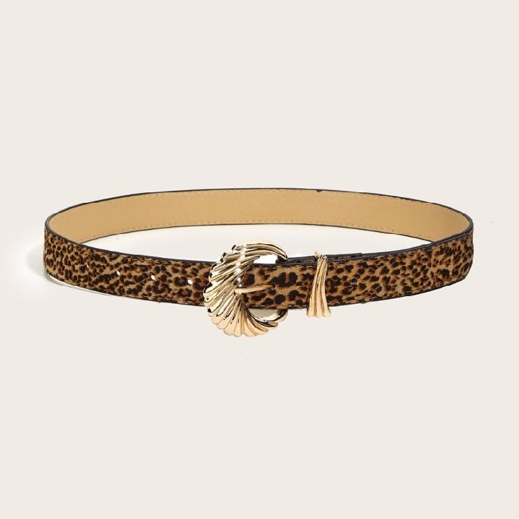 Waist Belt Cowgirl Leopard Print Waist Belt Stylish Retro Waistband for Dress